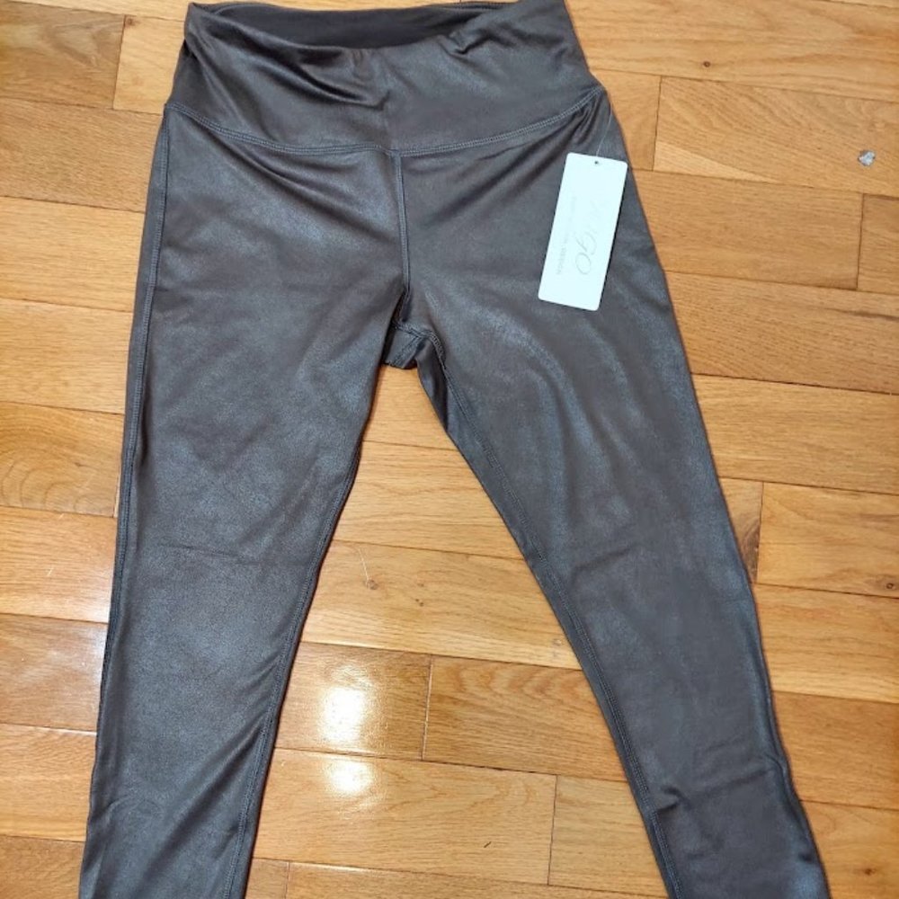 Athletica Vogo Brown Leggings Women's Yoga Pants Small Athletica‎ Coco New